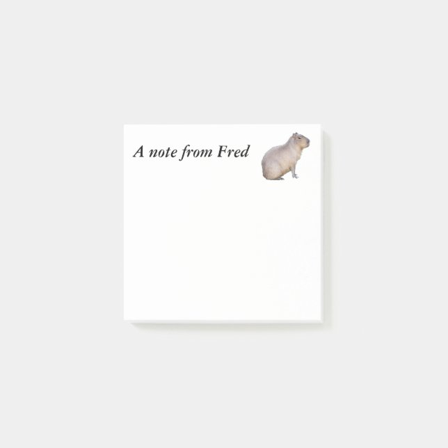 Capybara Post-it Block (Framsida)