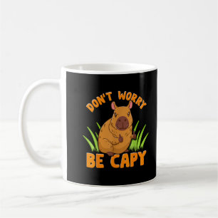 Capybara present Söt Rolig Zoo Djur Ägare Ägare Pr Kaffemugg