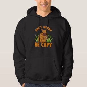Capybara Present Söt Rolig Zoo Djur Ägare Älskare Hoodie