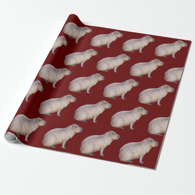 Capybara Presentpapper (Utrullad)