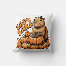 Capybara Pumpkins Halloween Kudde