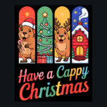 Capybara Reindeer Xmas Have A Capy Christmas  Poster<br><div class="desc">Capybara Reindeer Xmas Have A Capy Christmas</div>