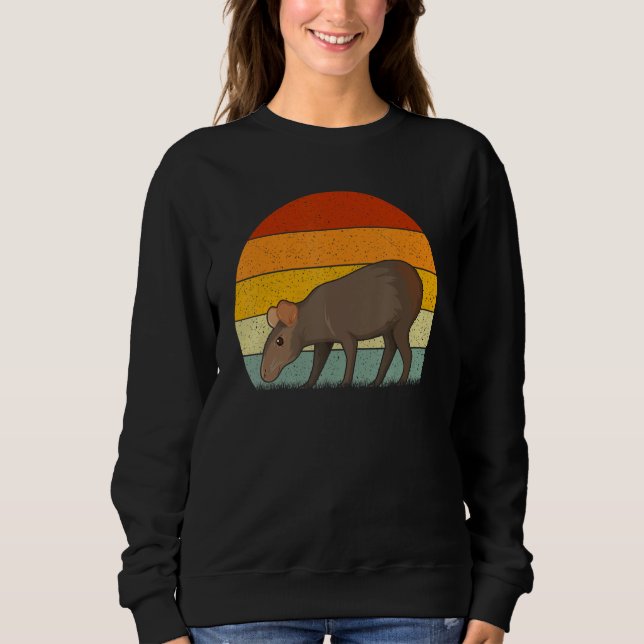 Capybara  Retro Style Vintage T Shirt (Framsida)