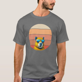 Capybara Retro T Shirt
