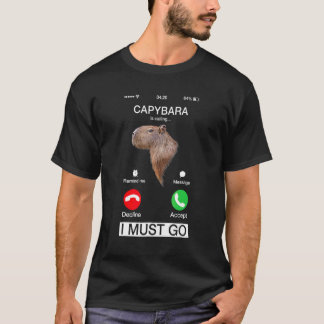 Capybara Ringer  Capibara Gnagare Djur  Humor T Shirt