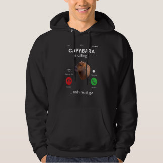 Capybara ringer och jag måste gå med Capybara Hoodie