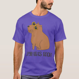 Capybara Rocks family T Shirt