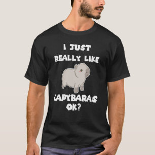 Capybara Rodent Dont Worry Capy Retro Sunset Vinta T Shirt