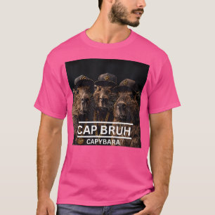 Capybara Rodent Retro 90'S Rb Hip hop Rap Band Rol T Shirt