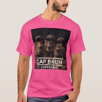 Capybara Rodent Retro 90'S Rb Hip hop Rap Band Rol T Shirt