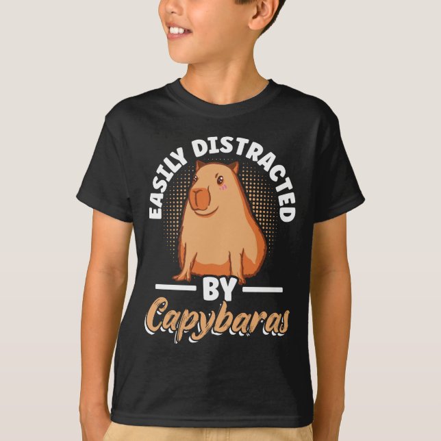 Capybara Rodent T Shirt (Framsida)