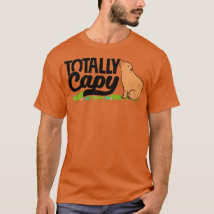 Capybara Rodent Totally Capy Pun T Shirt
