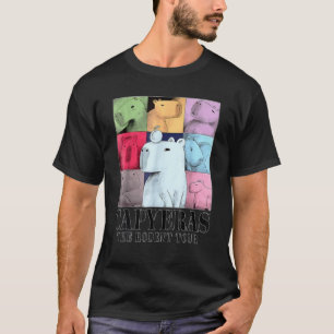 Capybara Rodents Capy Tour Meme Graphic Summer T Shirt