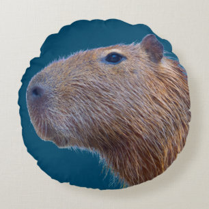 Capybara Rund Kudde