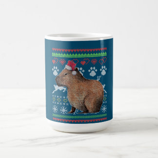 Capybara Santa-Claus Ugly jul Sweater Holida Kaffemugg