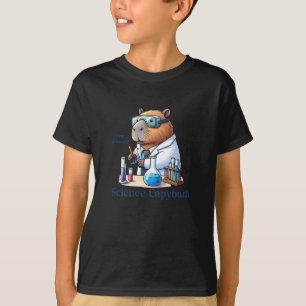Capybara Scientist, jag gör vetenskap! Fäst T Shirt