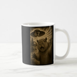 Capybara Selfie 67 Meme Sex Sju Roligt Ufo Kaffemugg