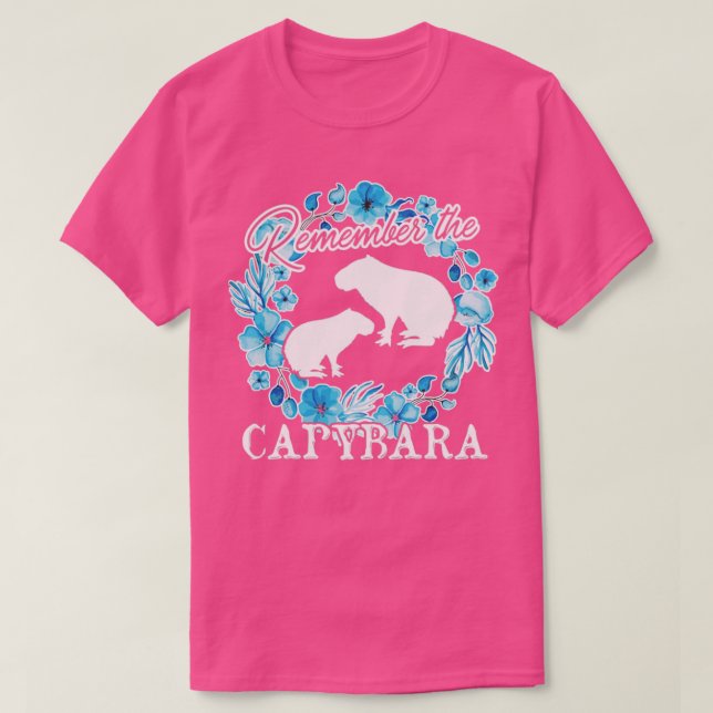 Capybara Shirt T Shirt (Design framsida)