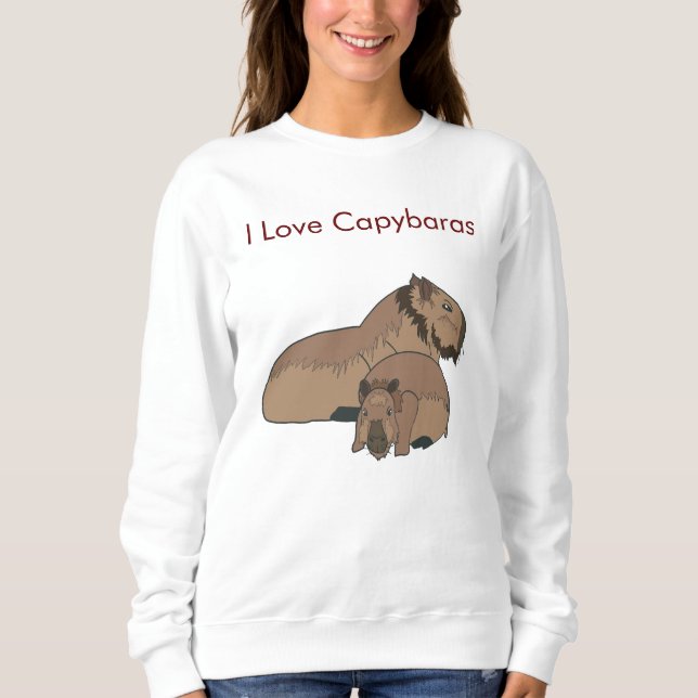 Capybara Shirt T Shirt (Framsida)
