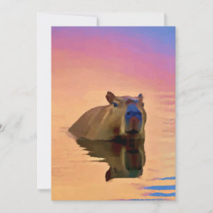 Capybara Simpity Relaxation Day Julkort