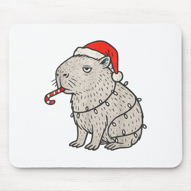 Capybara Smoking Christmas Ugly Cigarette Gen Z  Musmatta (Framsidan)