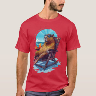 Capybara, sommarvaccinering av havsviken Capybara T Shirt