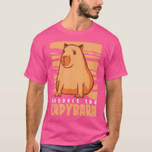 Capybara South American Rodent Respect Capybar T Shirt