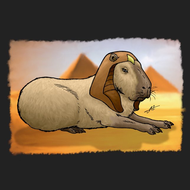 Capybara Sphinx T Shirt (Skapare uppladdad)