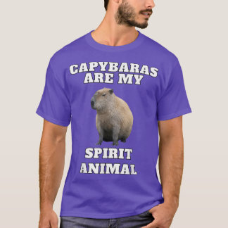 Capybara Spirit Animal T Shirt