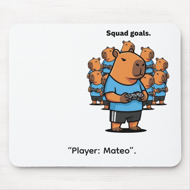 "Capybara Squad Goals – Multiplayer Fun" Musmatta (Framsidan)