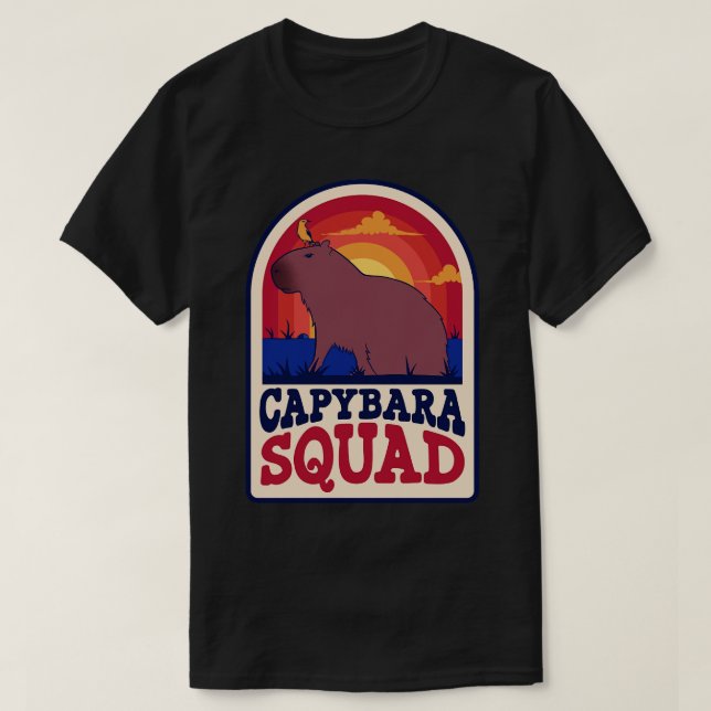 Capybara Squad T Shirt (Design framsida)