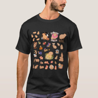 Capybara Sticker Pack *Välj Extra stor* T Shirt