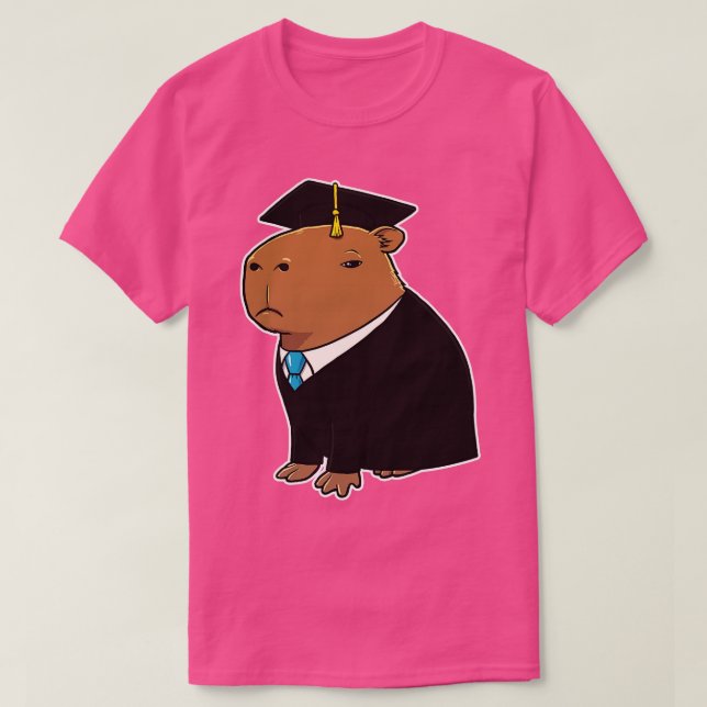 Capybara Studenten T Shirt (Design framsida)