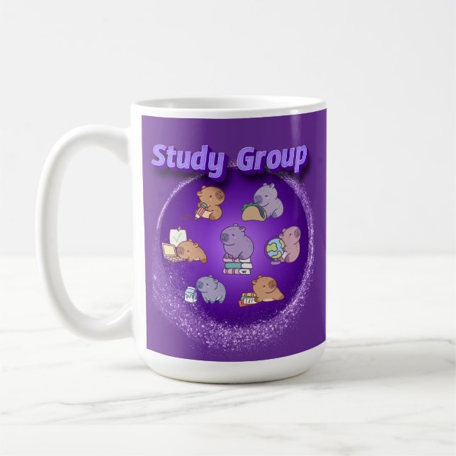 Capybara Study Group Kaffemugg (Vänster)