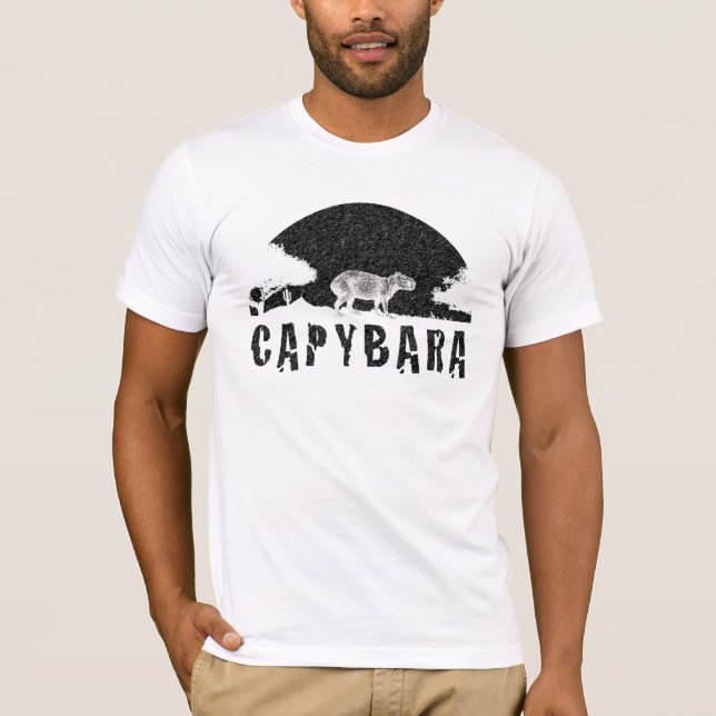 Capybara Sunset T-shirt (Framsida)