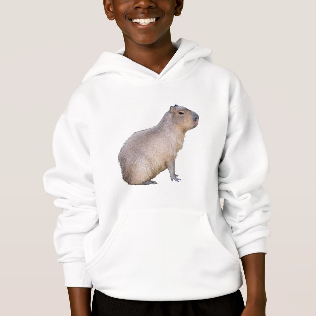 Capybara Sweatshirt T Shirt (Framsida)