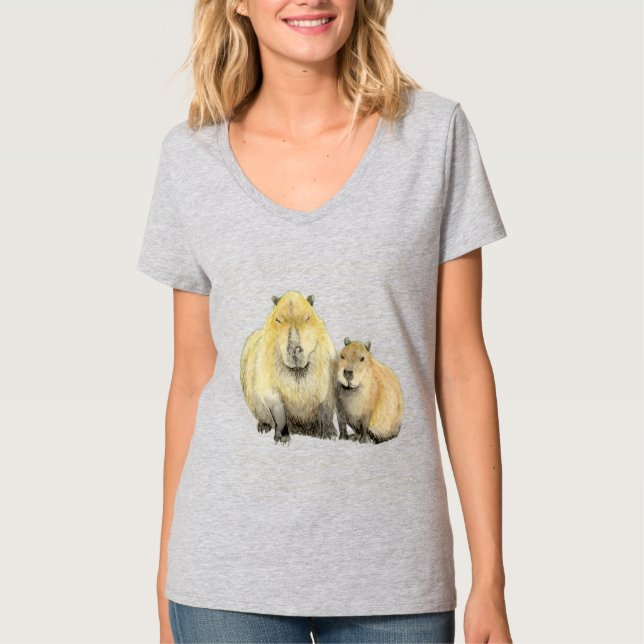 Capybara T Shirt (Framsida)