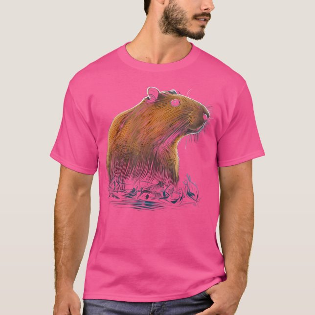 Capybara T Shirt (Framsida)