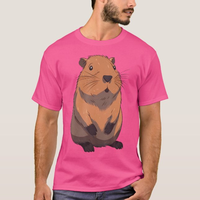 Capybara T Shirt (Framsida)