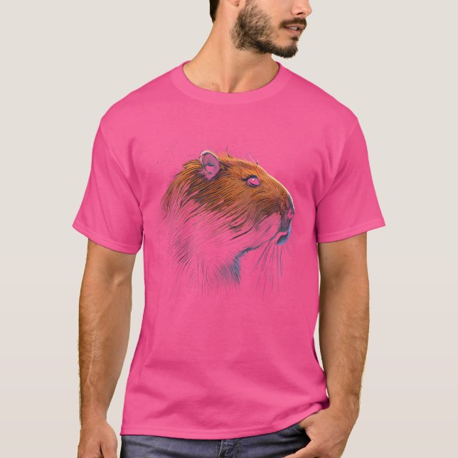 Capybara T Shirt (Framsida)