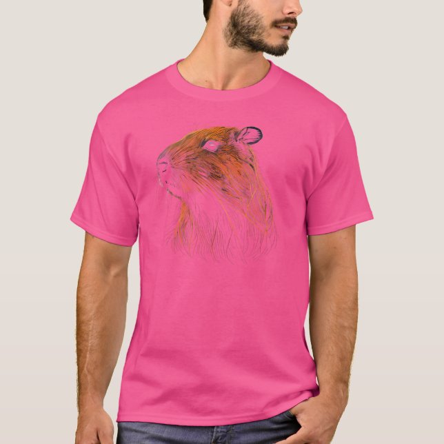Capybara T Shirt (Framsida)