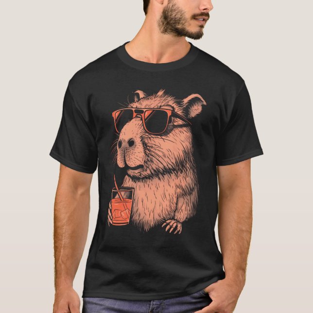 Capybara T Shirt (Framsida)