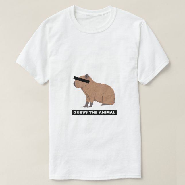 Capybara T Shirt (Design framsida)