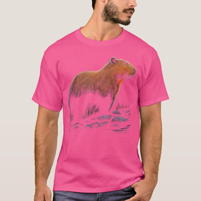Capybara T Shirt (Framsida)
