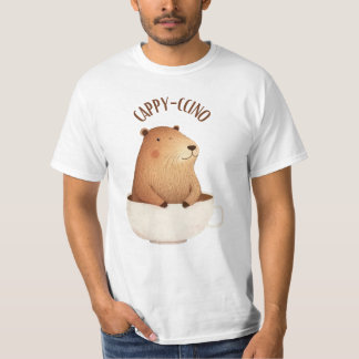 Capybara T-shirt Cappyccino-Roligt
