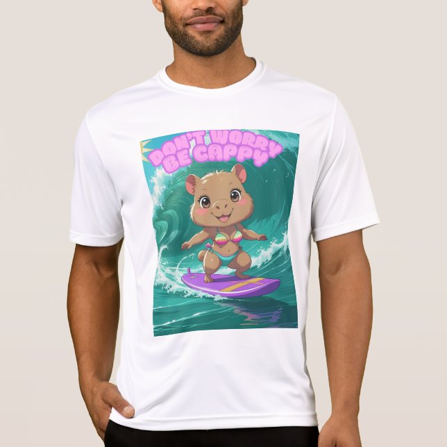 Capybara-te T Shirt (Framsida)