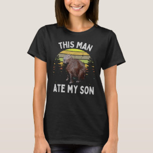 Capybara this man Ate Min son Meme Capybara T Shirt