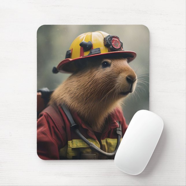 "Capybara till Räddingen: Firefighter Extraordinai Musmatta (Med mus)