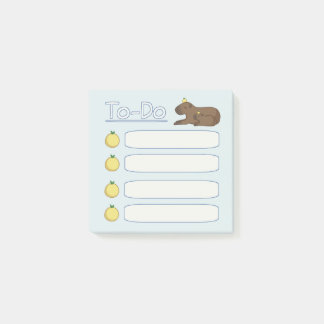 Capybara To-Do List Memo Post-it Block