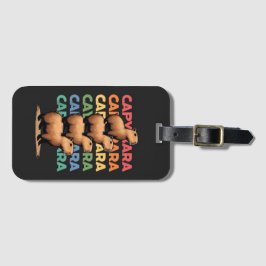 Capybara Torn Bagagebricka